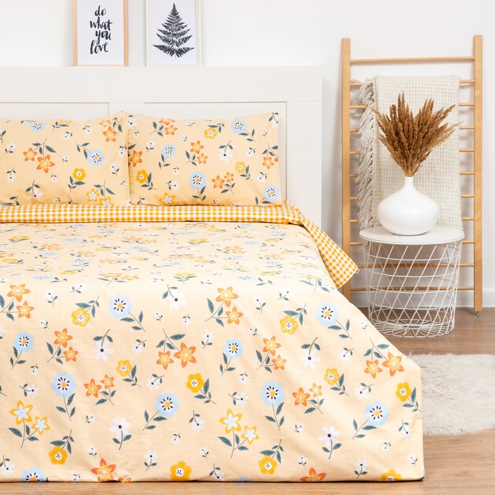 

Постельное бельё LoveLife евро Yellow mood 200х217 см, 225х240 см, 50х70см-2шт, 100%хлопок