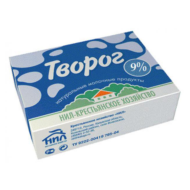 

Творог НИЛ 9% бзжм 200 г
