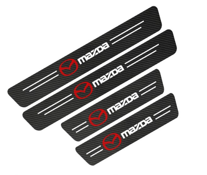 

Защитные наклейки SOVEPSSHOP на пороги автомобиля MAZDA, Черный, MAZDA