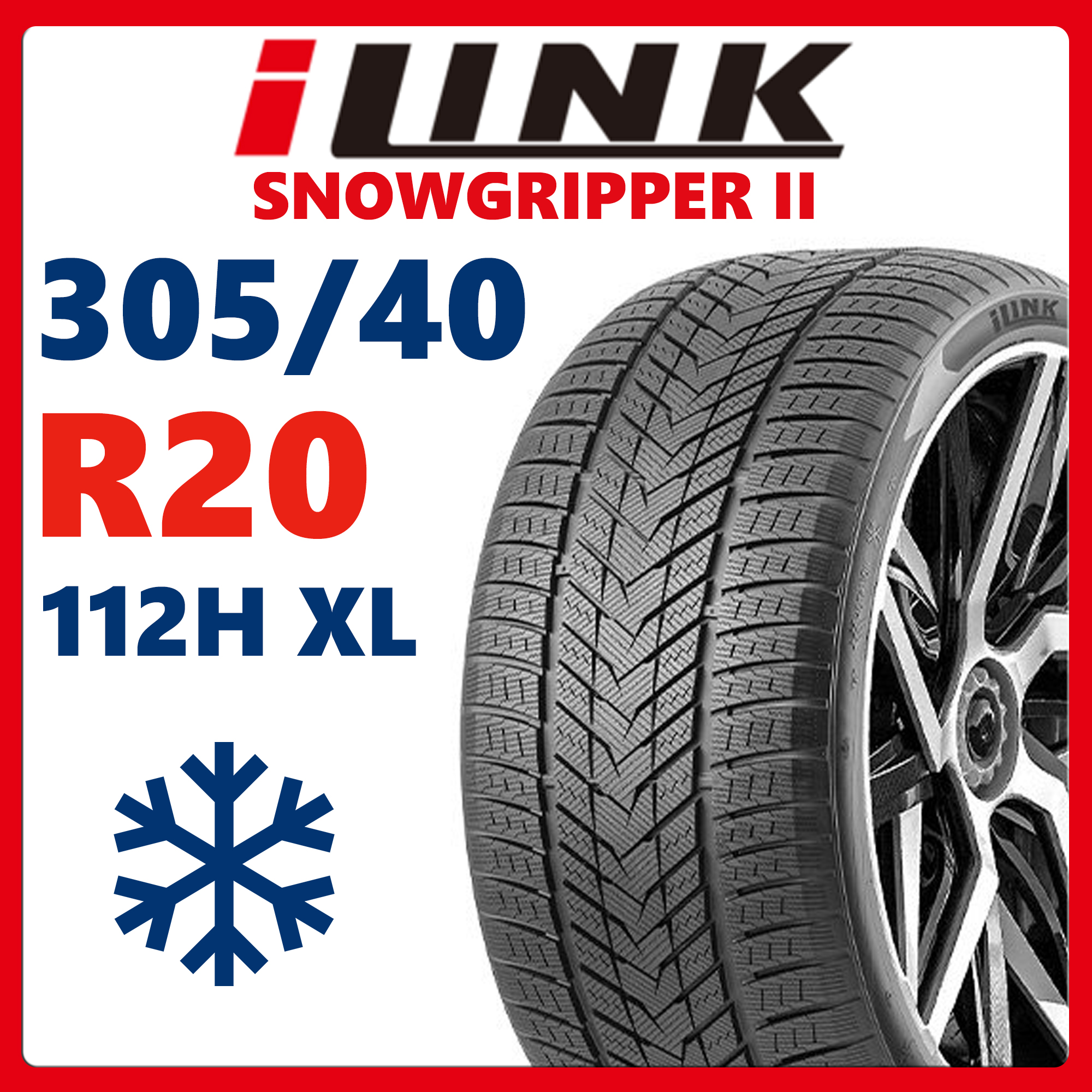 Шины зимние iLink SNOWGRIPPER II 30540R20 112H XL 17600₽