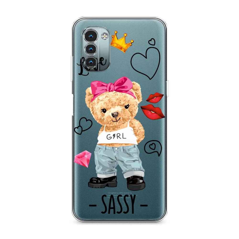 

Чехол на Nokia G11"Sugar Mommy", Голубой;белый;розовый, 125150-6
