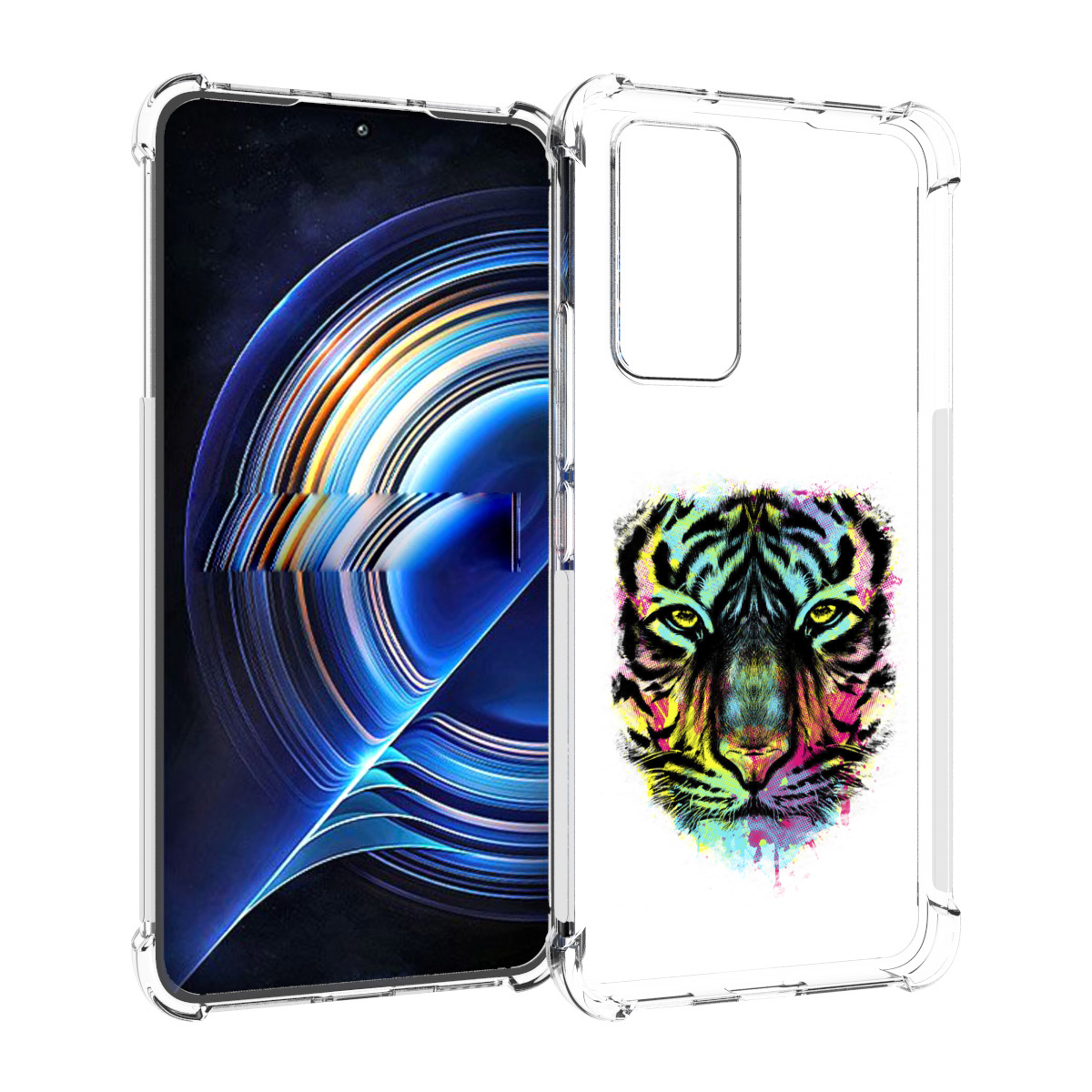 

Чехол MyPads Тигр 1 для Tecno Camon 19 Neo, Прозрачный, Tocco