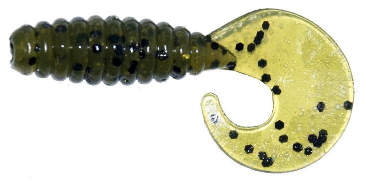 

Силиконовая приманка RUBICON Power Bait Twister FULL, 50mm, цвет 001 (10 шт), Зеленый, Power Bait Twister FULL