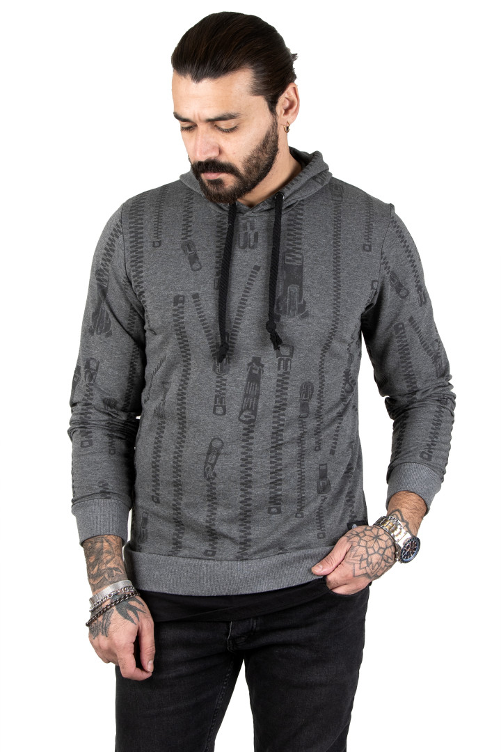 

Толстовка мужская DeepSEA LAGEK2309945 серая 2XL (доставка из-за рубежа), LAGEK2309945