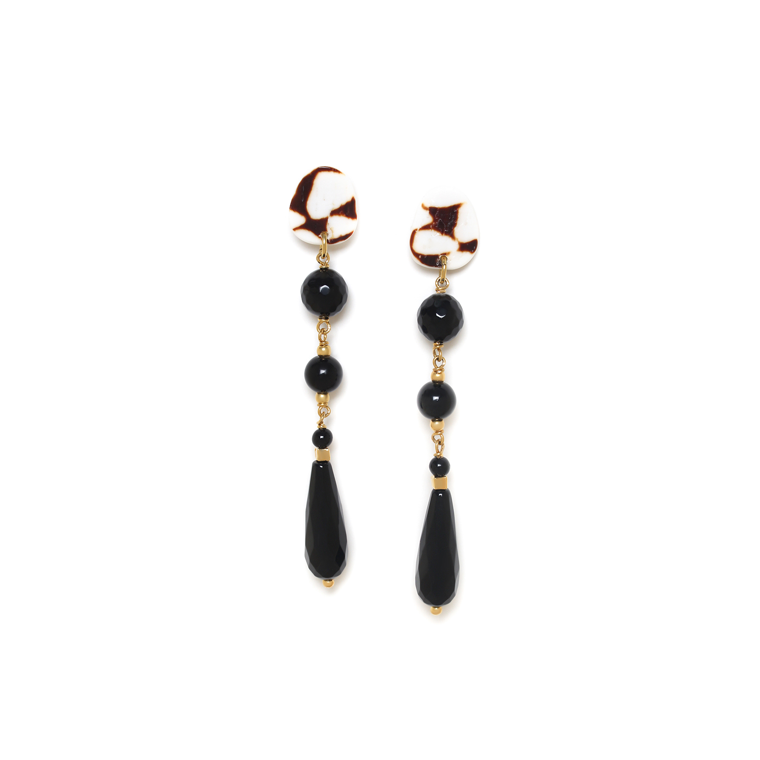 

Серьги подвески из бижутерного сплава Nature Bijoux NB24.1-12-79190, агат, NB24.1-12-79190
