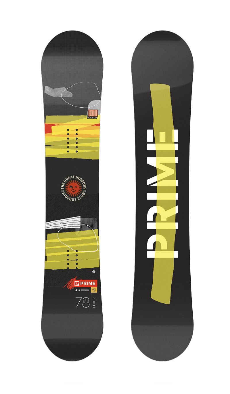 

Сноуборд Prime SURF F3 черный 167W 2023-2024, Желтый;черный, SURF