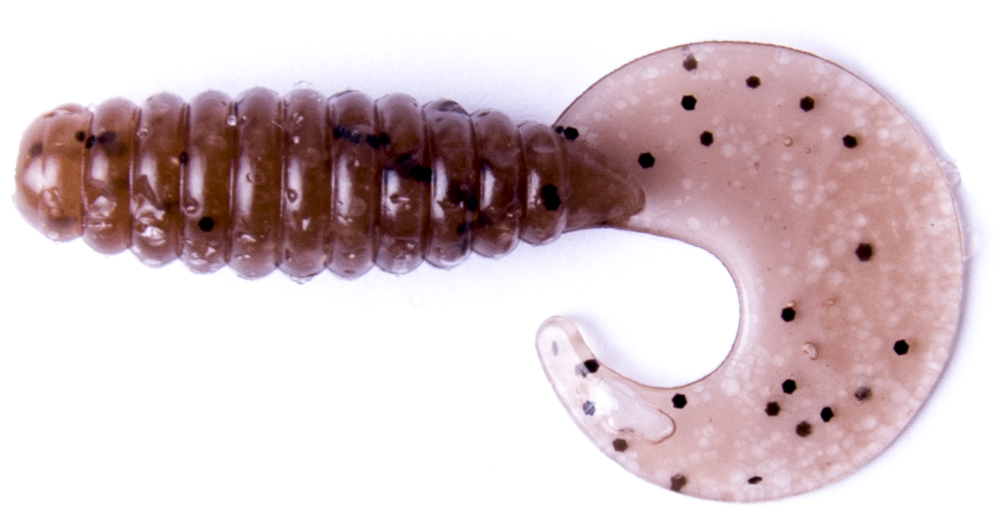 

Силиконовая приманка RUBICON Power Bait Twister FULL, 50mm, цвет 082 (10 шт), Коричневый, Power Bait Twister FULL