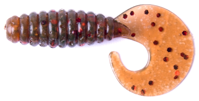 

Силиконовая приманка RUBICON Power Bait Twister FULL, 50mm, цвет 085 (10 шт), Коричневый, Power Bait Twister FULL