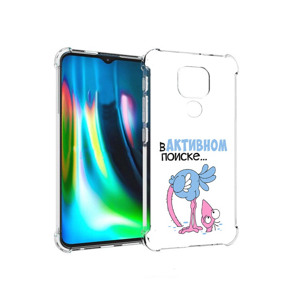

Чехол MyPads Tocco для Motorola Moto E7 Plus в активном поиске (PT155921.339.255), Прозрачный, Tocco