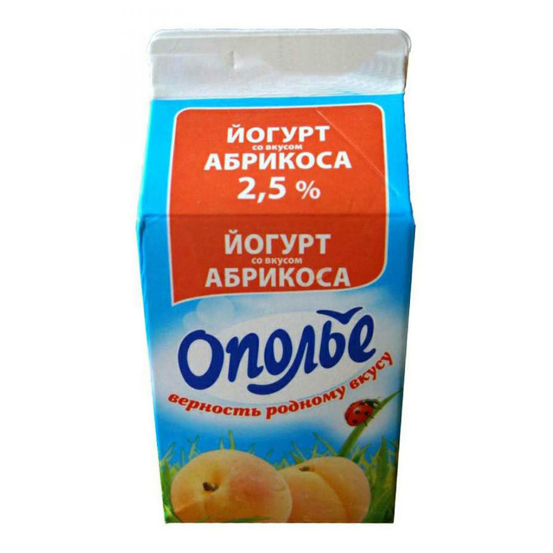 

Питьевой йогурт Ополье абрикос 2,5% 500 г