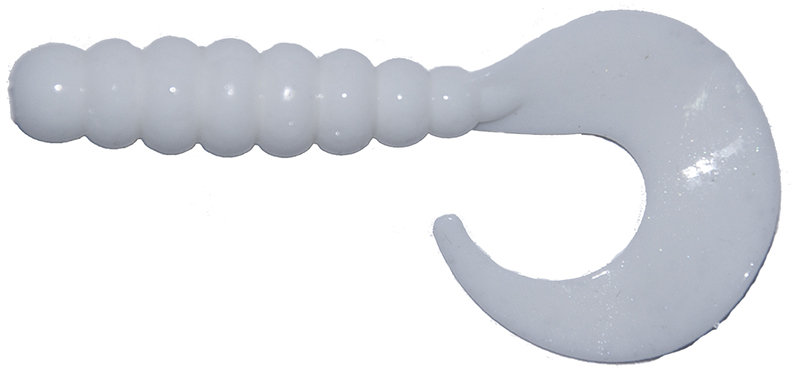 

Силиконовая приманка RUBICON Power Bait TWISTER-VIAL, 50mm, цвет 025 (10 шт), Белый, Power Bait TWISTER-VIAL