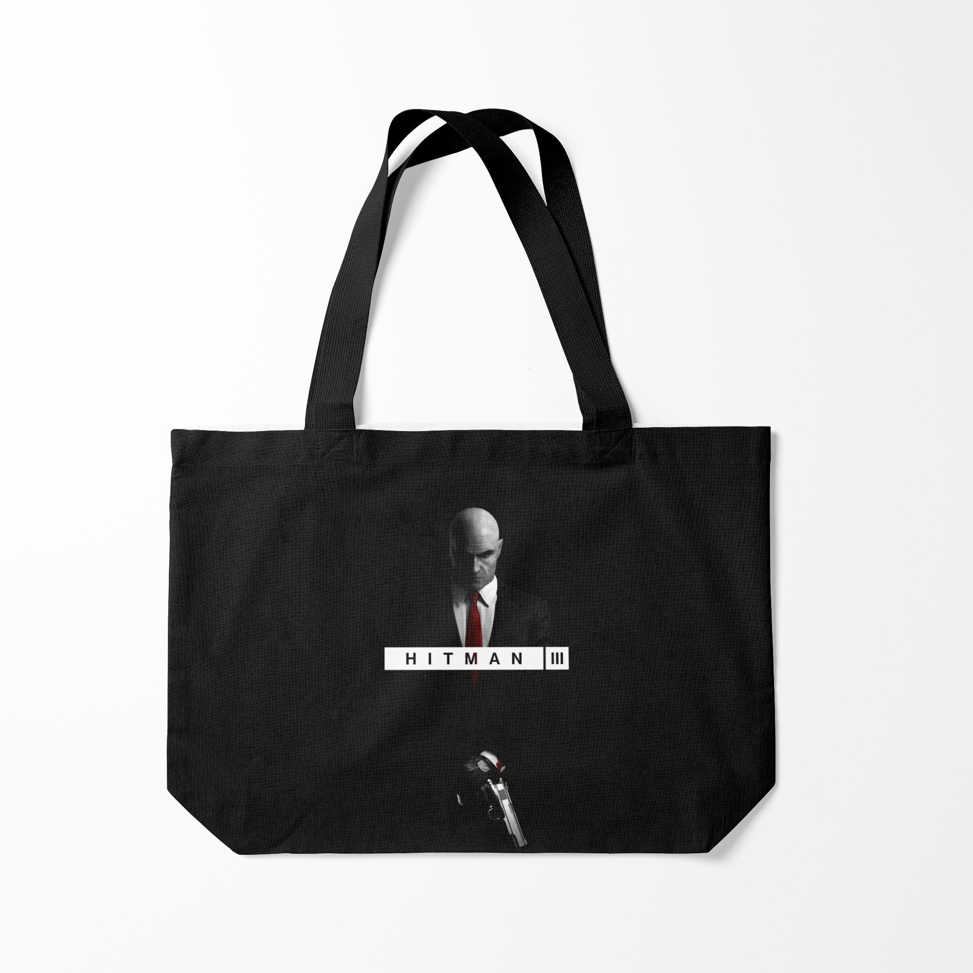 

Сумка шoппер унисекс Burnettie Hitman 3, черный, Hitman 3