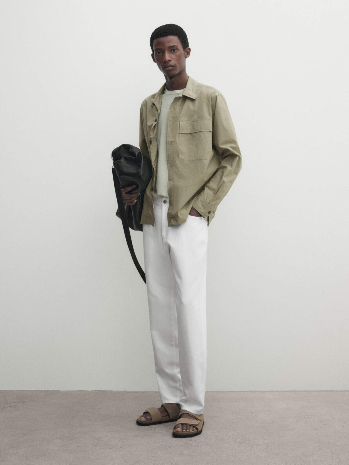 

Рубашка мужская Massimo Dutti 0166/111-I2024 зеленая S, Зеленый, 0166/111-I2024
