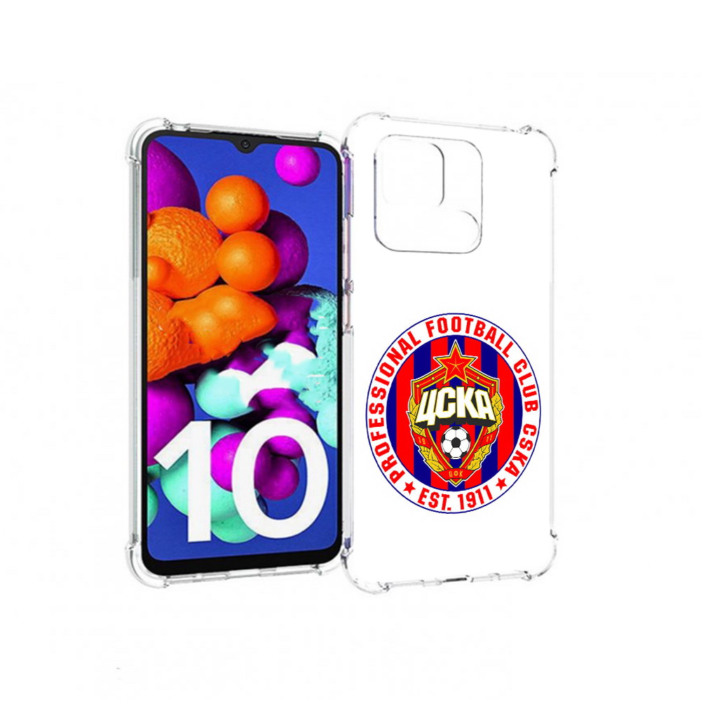 

Чехол MyPads Tocco для Xiaomi Redmi 10C ФК ЦСК логотип, Прозрачный, Tocco