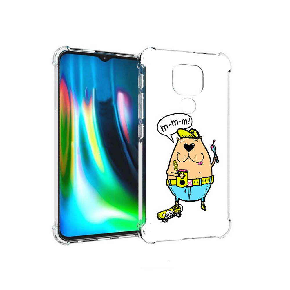 

Чехол MyPads Tocco для Motorola Moto E7 Plus Бобр (PT155921.339.30), Прозрачный, Tocco