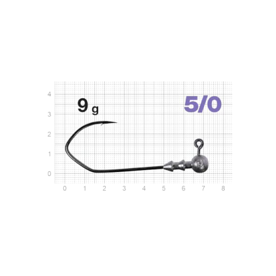 

Джиг-головки Nautilus CLAW NC-1021 крючок 5/0, 9гр (3шт), Серебристый;черный, 1021-9