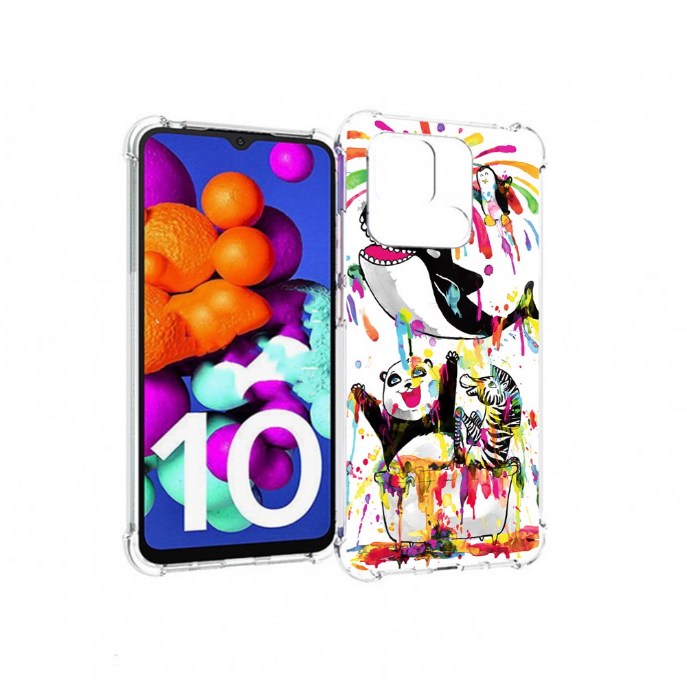 Чехол MyPads Tocco для Xiaomi Redmi 10C Хиппи кит