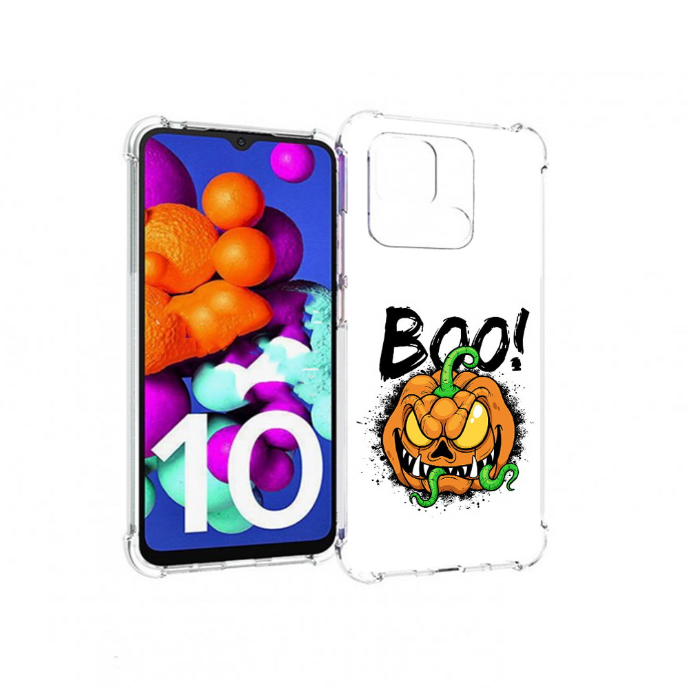 Чехол MyPads Tocco для Xiaomi Redmi 10C Хэллоуин бу