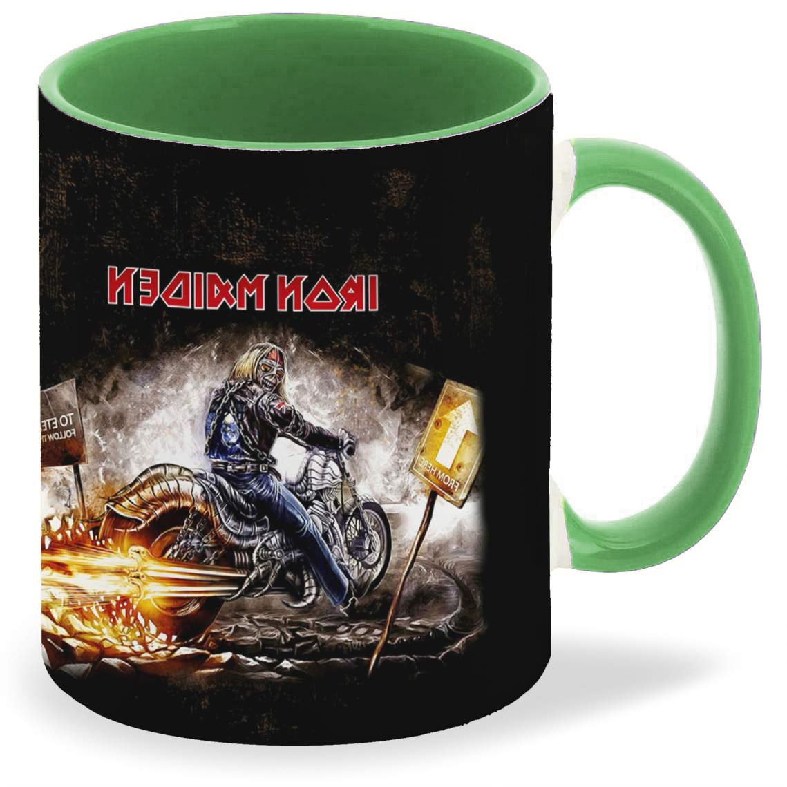 

Кружка CoolPodarok iron maiden мотоцикл2