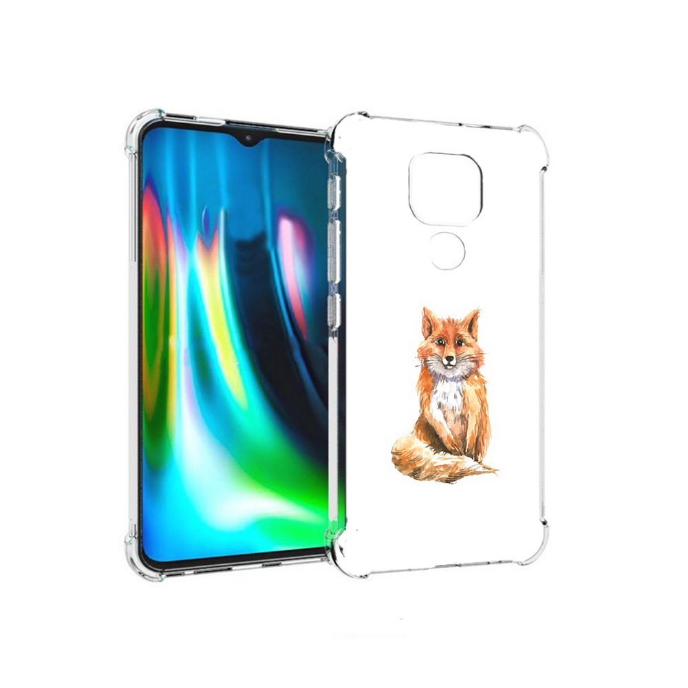 

Чехол MyPads Tocco для Motorola Moto E7 Plus детская лиса (PT155921.339.320), Прозрачный, Tocco