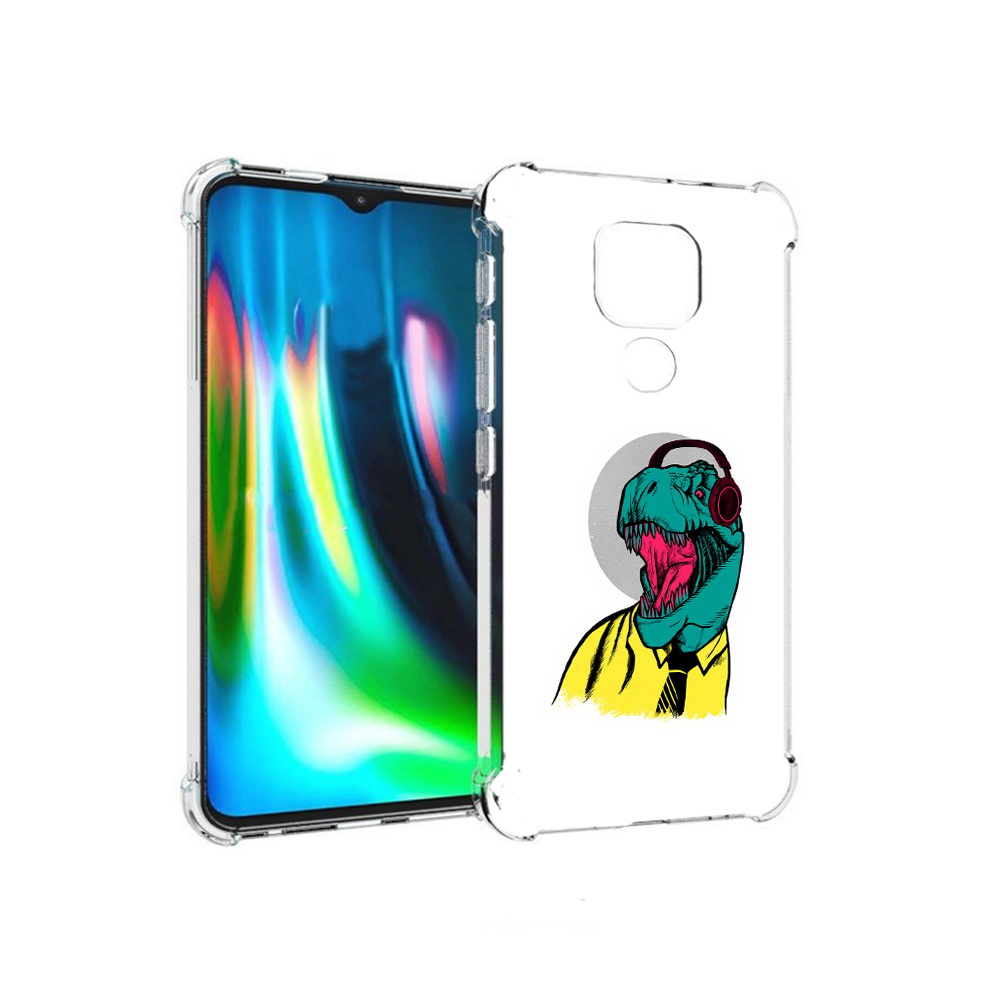 

Чехол MyPads Tocco для Motorola Moto E7 Plus дино (PT155921.339.326), Прозрачный, Tocco