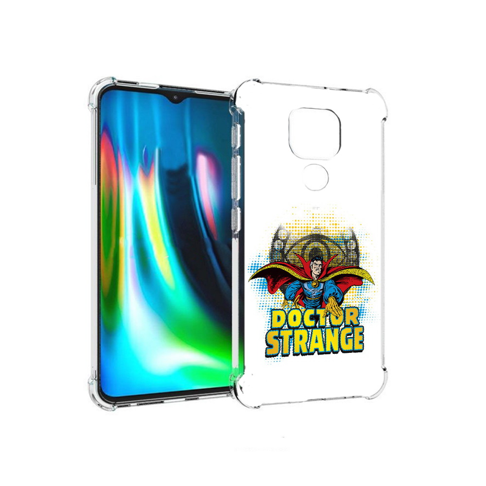 

Чехол MyPads Tocco для Motorola Moto E7 Plus доктор стренж рисунок (PT155921.339.335), Прозрачный, Tocco