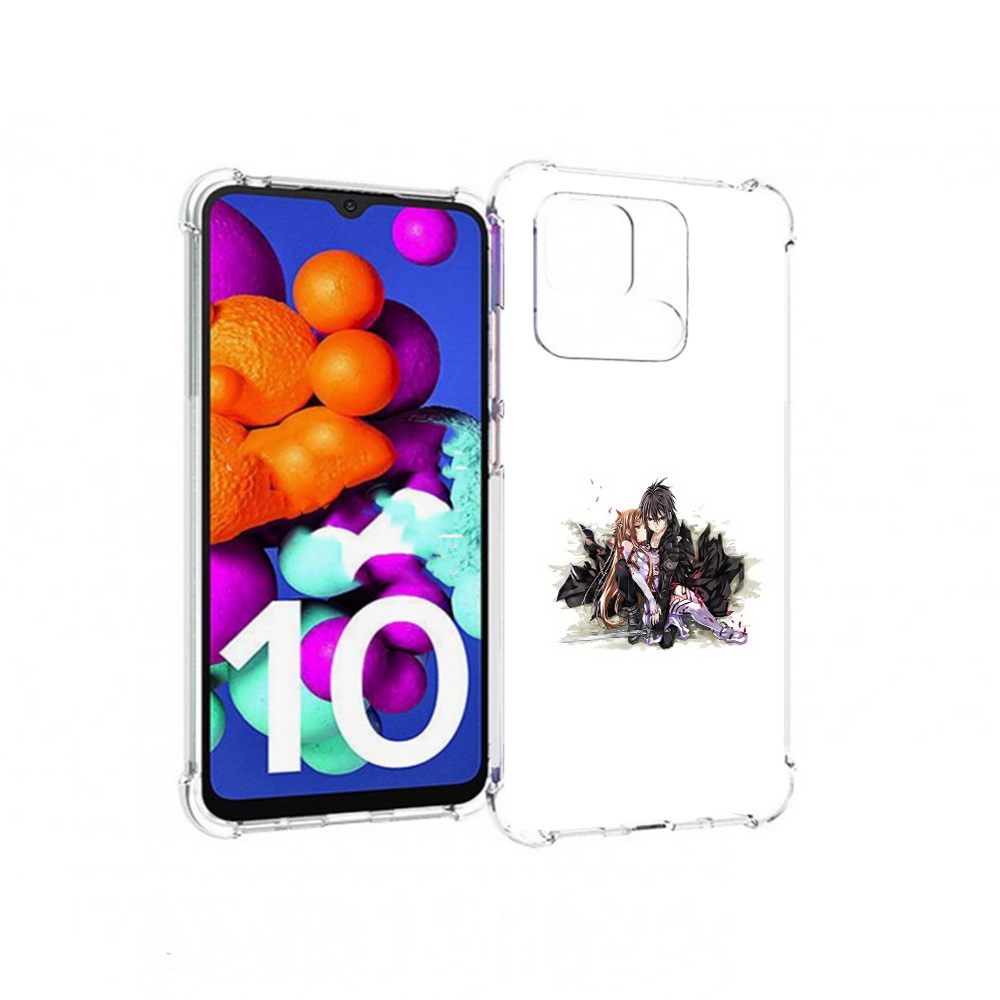 

Чехол MyPads Tocco для Xiaomi Redmi 10C аниме асуна, Прозрачный, Tocco