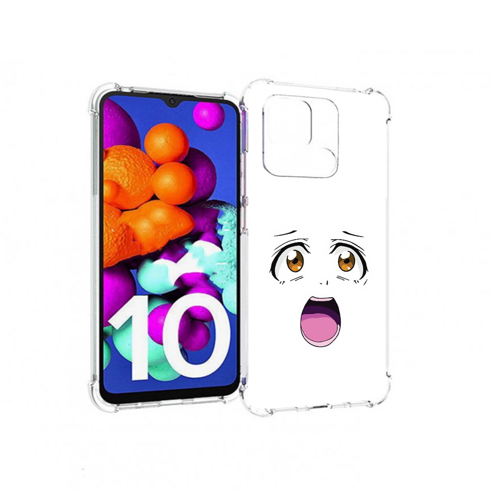 

Чехол MyPads Tocco для Xiaomi Redmi 10C аниме лицо, Прозрачный, Tocco