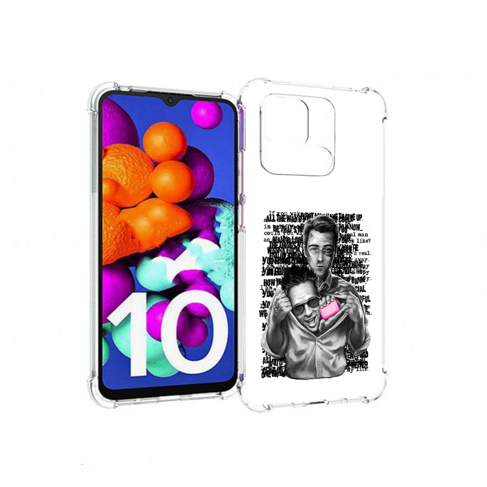 

Чехол MyPads Tocco для Xiaomi Redmi 10C бойцовский клуб, Прозрачный, Tocco