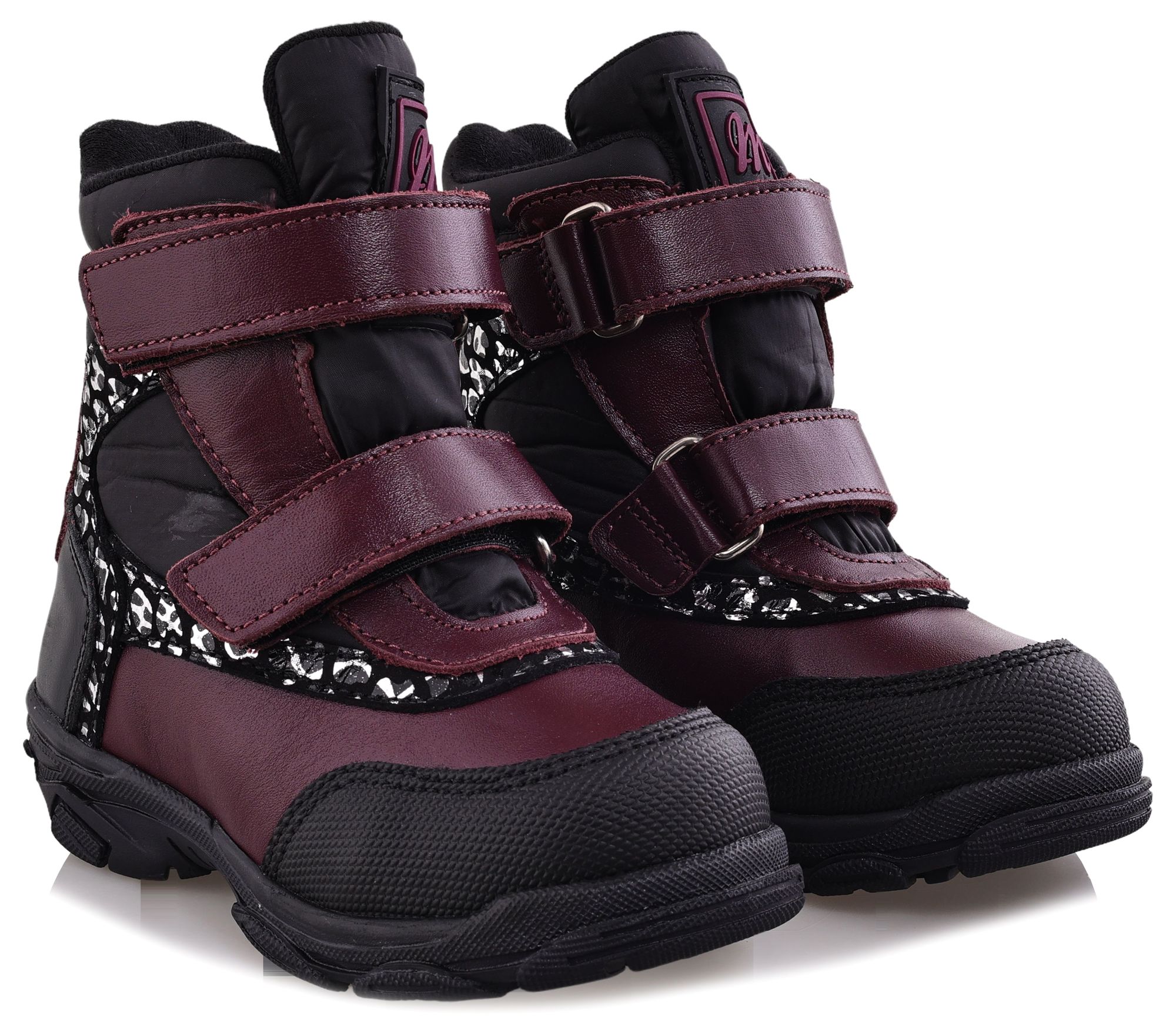 Ботинки Minimen для девочек, бордовые, размер 22, 2655-52-23B-03 minimen ботинки зимние 2187