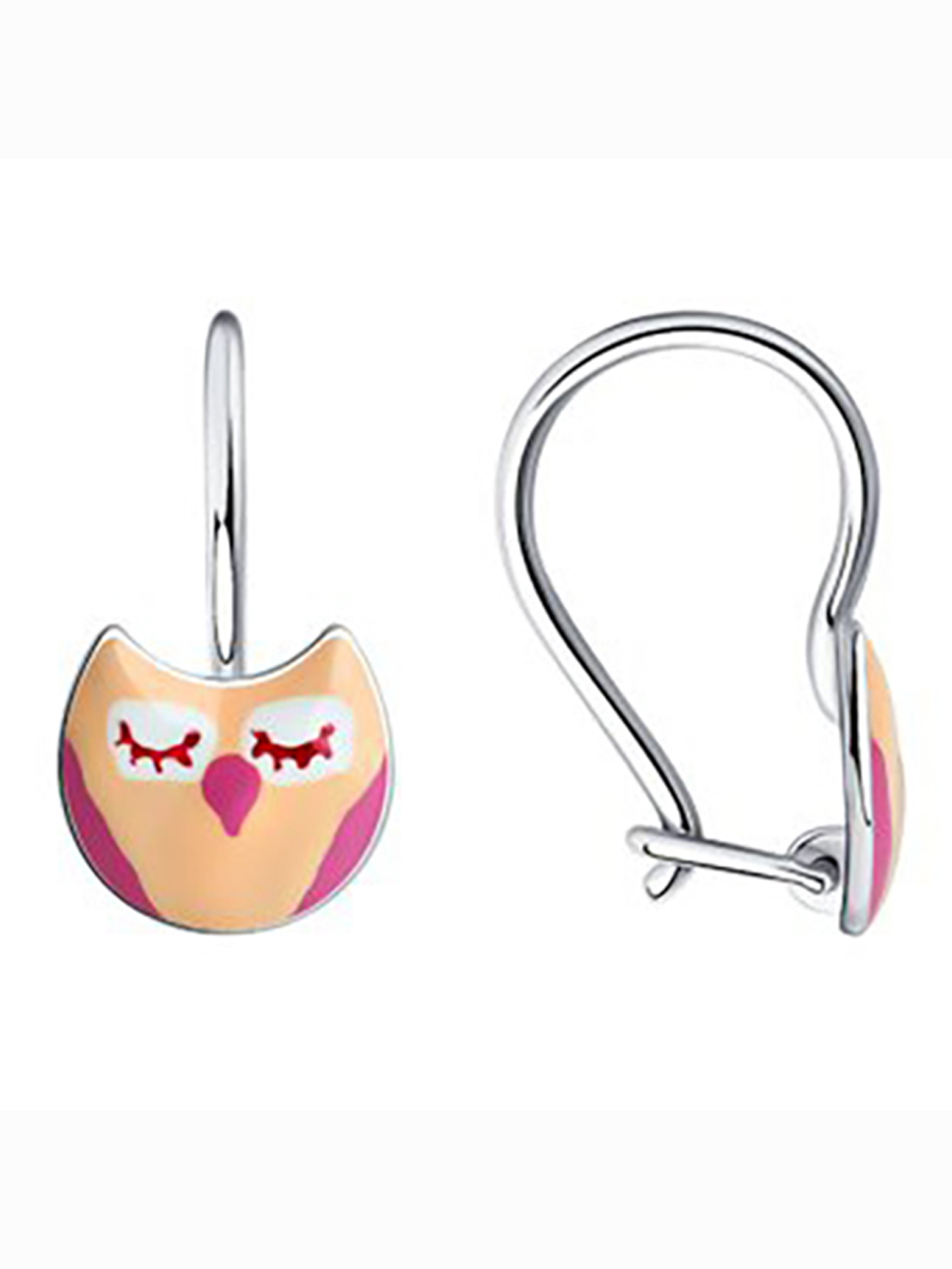

Серьги из серебра с эмалью 585Gold 902000627, 902000627