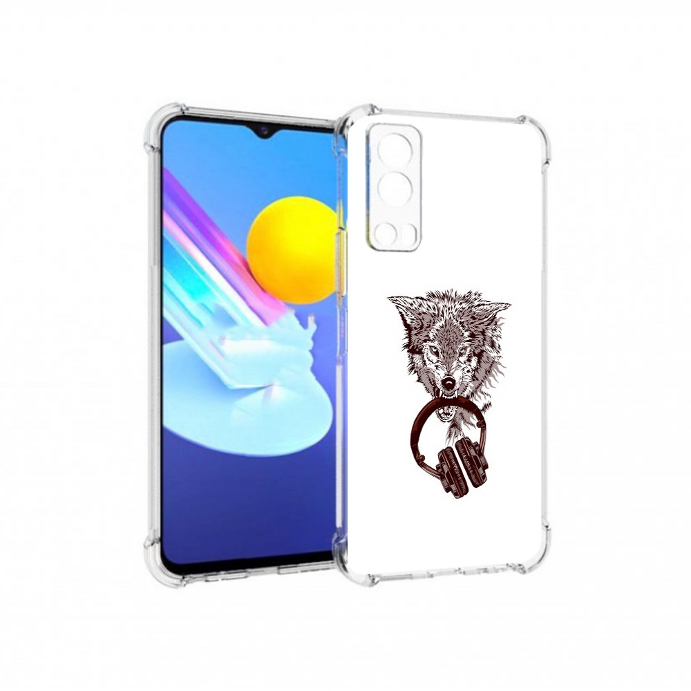 

Чехол MyPads Tocco для Vivo Z3 дикий волк (PT226973.411.325), Прозрачный, Tocco