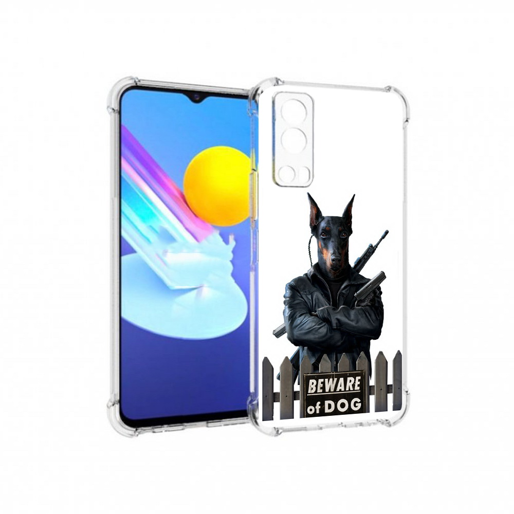 

Чехол MyPads Tocco для Vivo Z3 доберман (PT226973.411.332), Прозрачный, Tocco