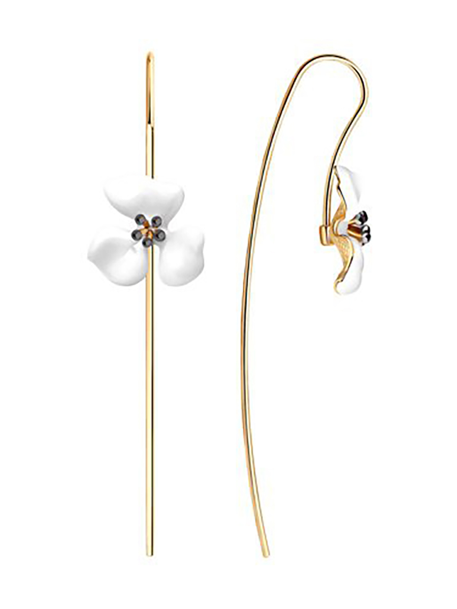 

Серьги из серебра с эмалью 585Gold 702009196, 702009196