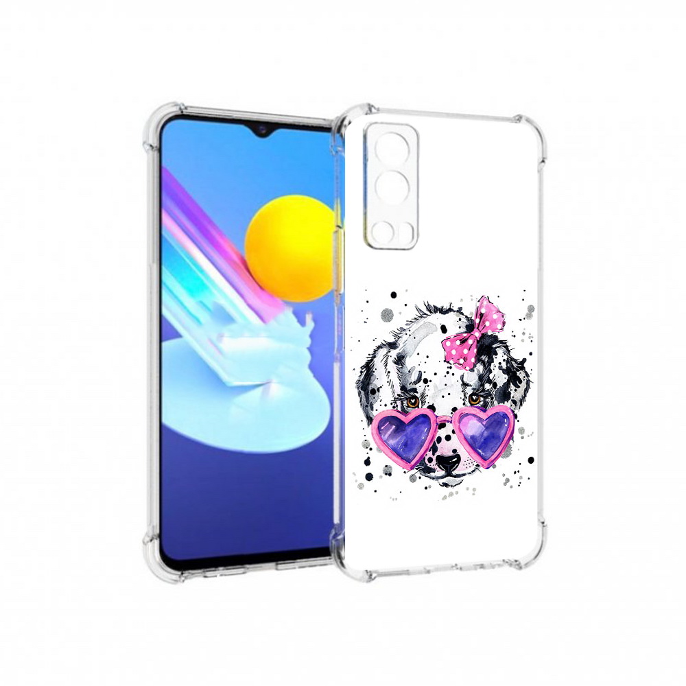

Чехол MyPads Tocco для Vivo Z3 долматинец в очках (PT226973.411.337), Прозрачный, Tocco