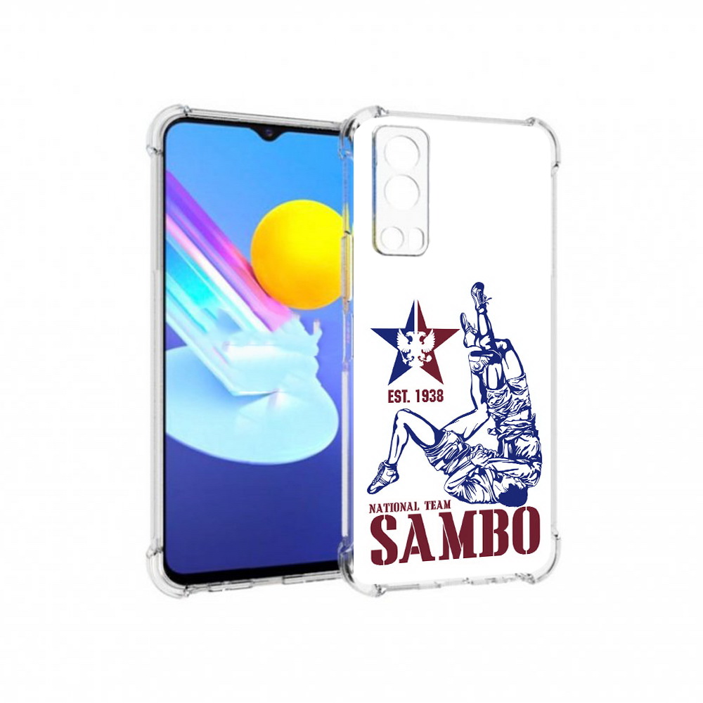 

Чехол MyPads Tocco для Vivo Z3 единоборства самбо (PT226973.411.344), Прозрачный, Tocco