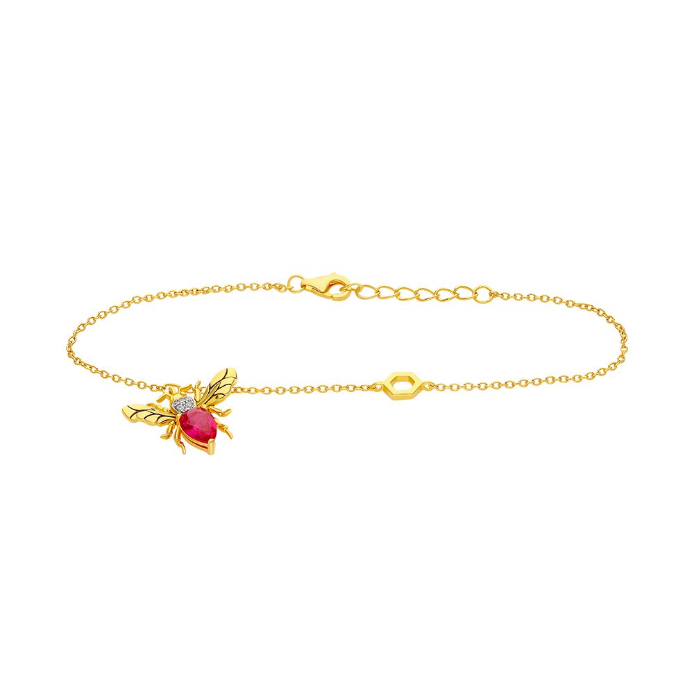 

Браслет из серебра с эмалью/фианитом р.  585Gold 705000710, 705000710