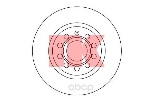 

204787NK_диск тормозной передний! Audi A3, Skoda Octavia, VW Golf 1.4-2.0TDi 03>