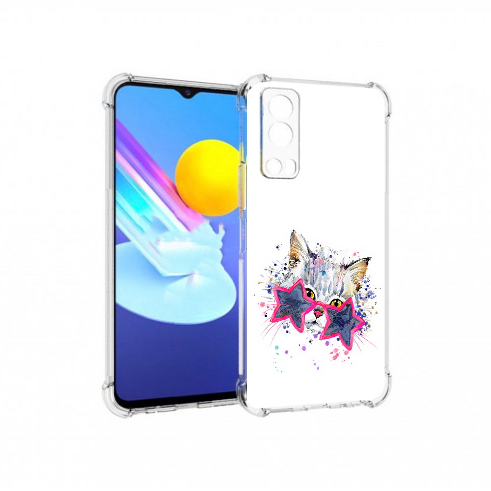 

Чехол MyPads Tocco для Vivo Z3 звездные очки (PT226973.411.353), Прозрачный, Tocco