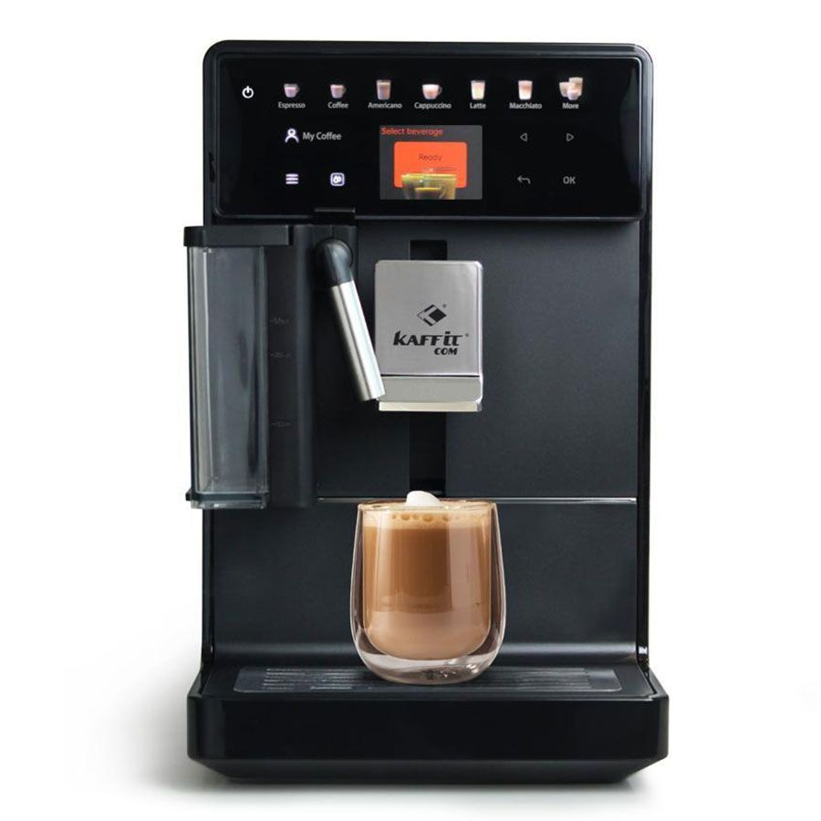 Кофемашина KAFFIT COM Roma A5 Black кофейная чашка для перемешивания объемом 350 мл с автоматической крышкой для горячего шоколадного чая с молоком
