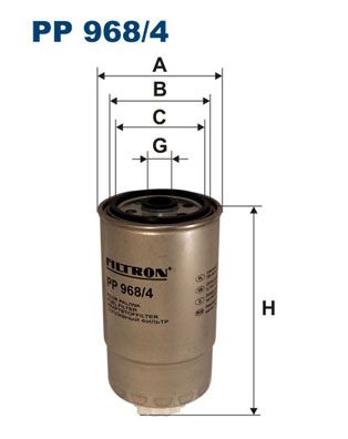

Фильтр топливный FILTRON PP968/4