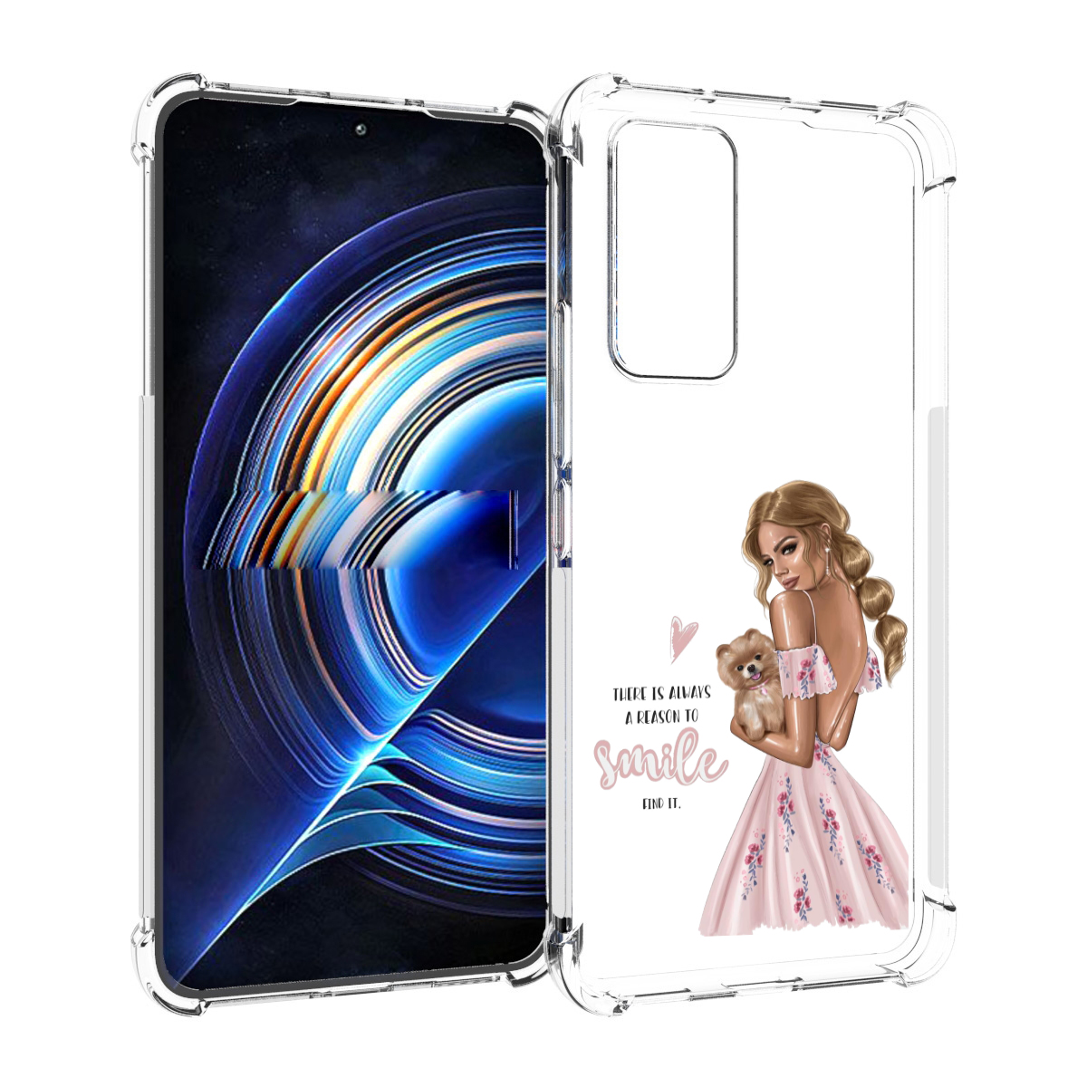 

Чехол MyPads Улыбайся-чаще женский для Tecno Camon 19 Neo, Прозрачный, Tocco