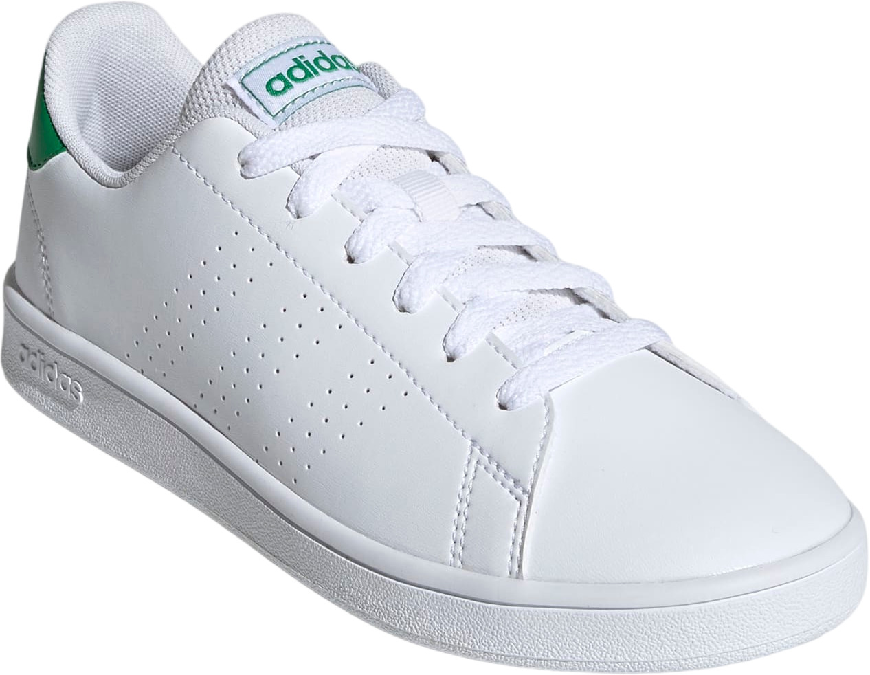 

Кроссовки adidas ADVANTAGE K FTWWHT-GREEN-GRETWO, белый, 36, ADVANTAGE K FTWWHT/GREEN/GRETWO