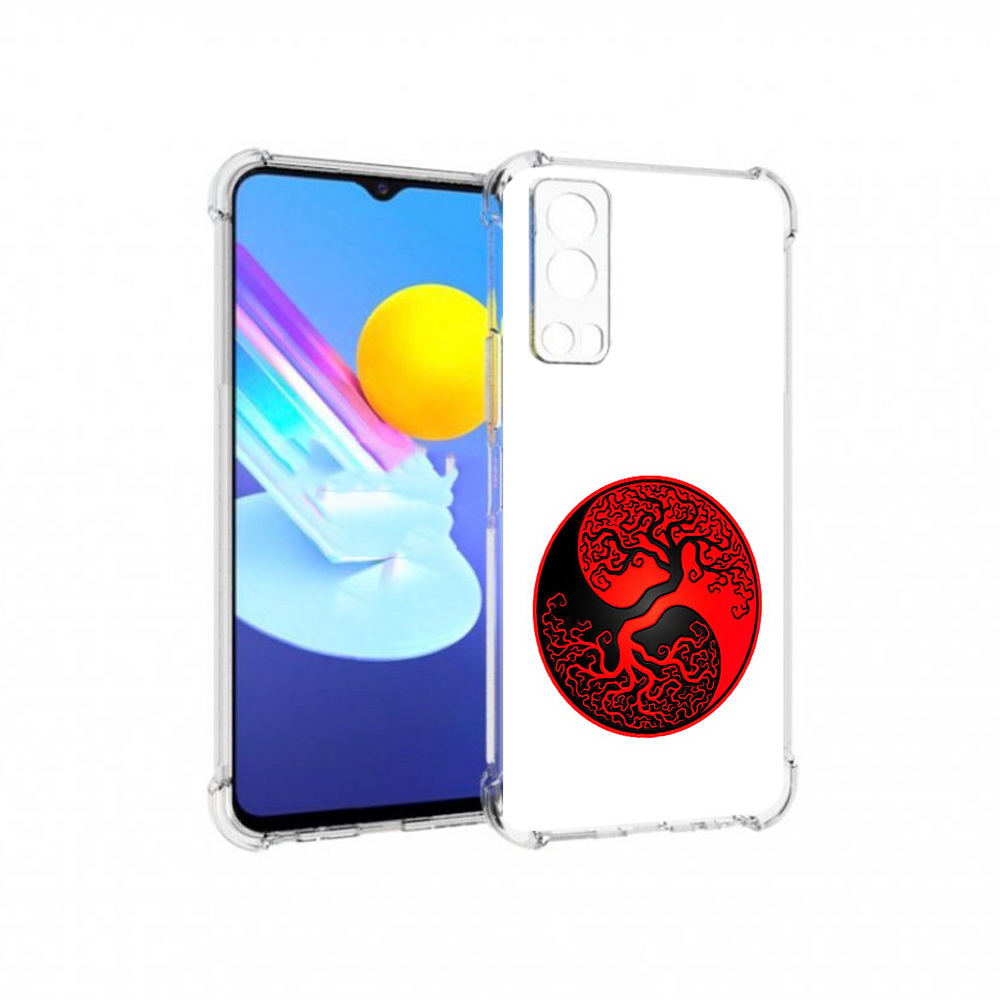 

Чехол MyPads Tocco для Vivo Z3 инь янь дерево (PT226973.411.379), Прозрачный, Tocco