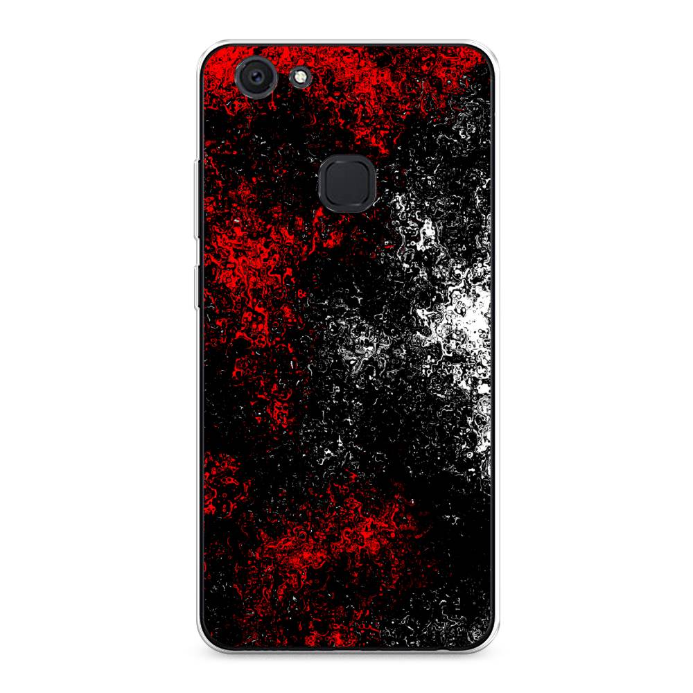 

Чехол для Vivo V7 Plus "Монотипия", Красный;черный;белый, 260750-3