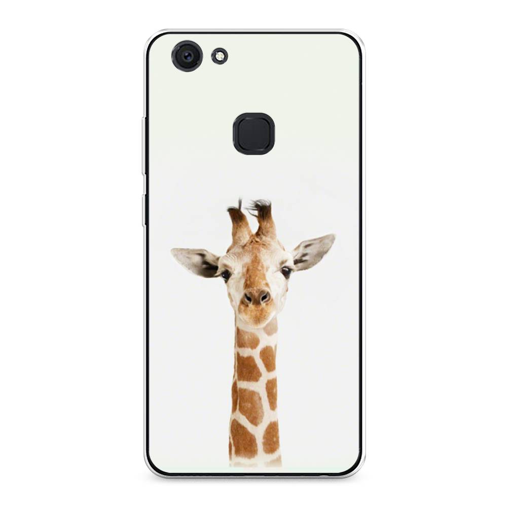 

Чехол для Vivo V7 Plus "Любопытный жираф", Бежевый;коричневый, 260750-1