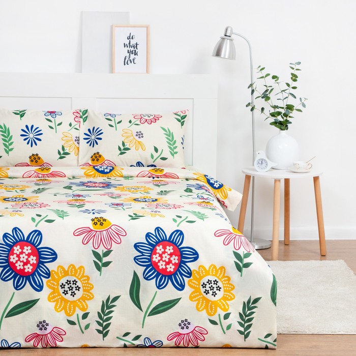 

Постельное бельё Экономь и Я 1,5 сп Summer 143х215 см, 150х215 см, 50х70 см-2шт