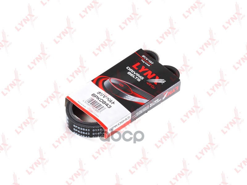 

Ремень Поликлиновый 6pk0843 Nsin0023134064 LYNXauto арт. 6PK0843