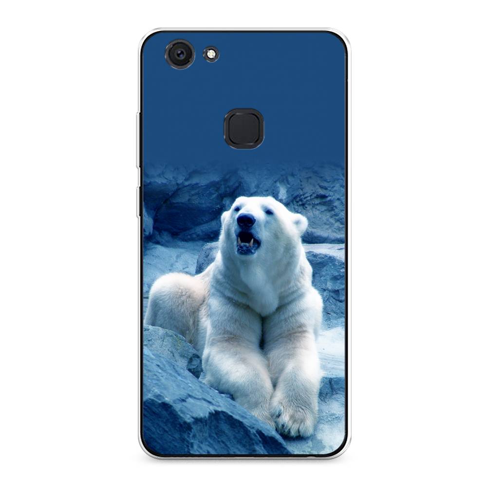 

Чехол для Vivo V7 Plus "Белый медведь", Голубой;белый, 260750-1