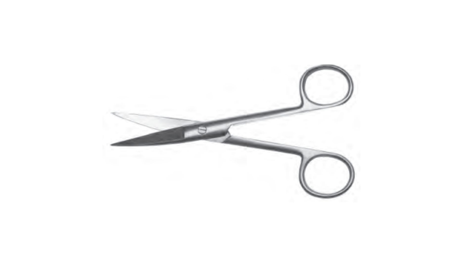 Ножницы Decoromir ВЗ-Н-3-2 с двумя острыми концами, изогнутые, 140 мм, 2 шт